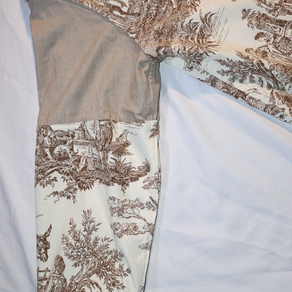 Brown Half Tan Sleeve Toile