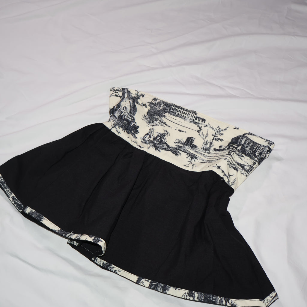 The Toile Peplum Top