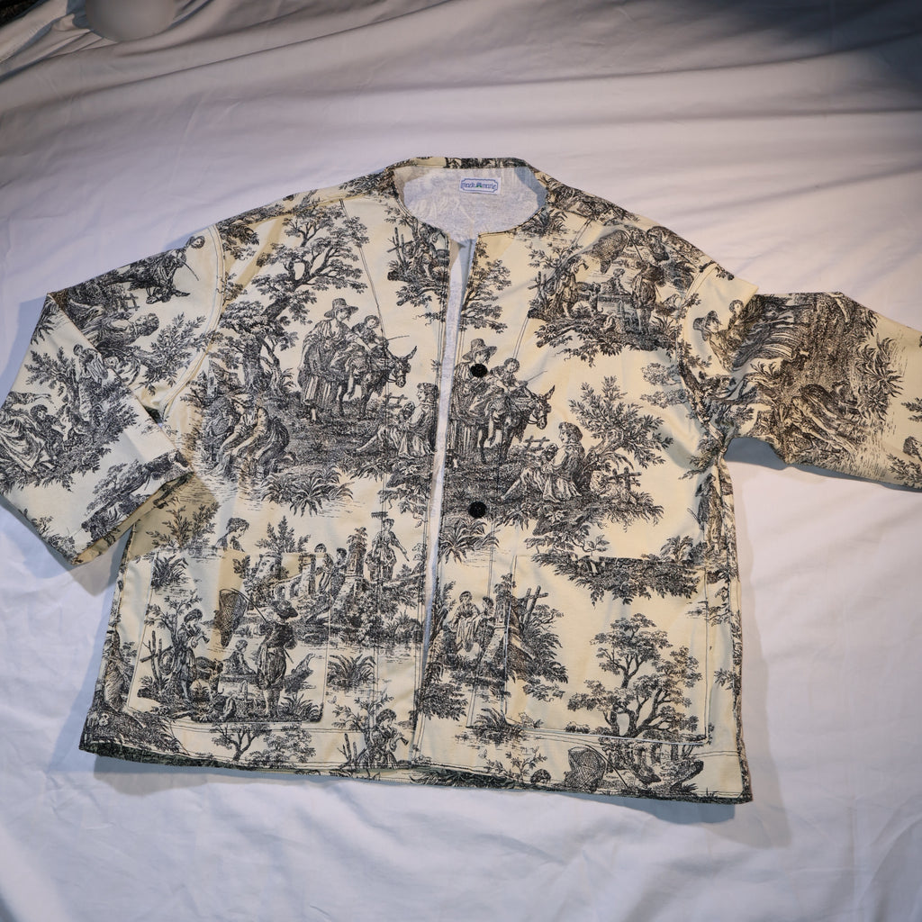 Full Black Toile Jacket