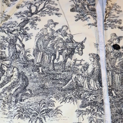 Full Black Toile Jacket