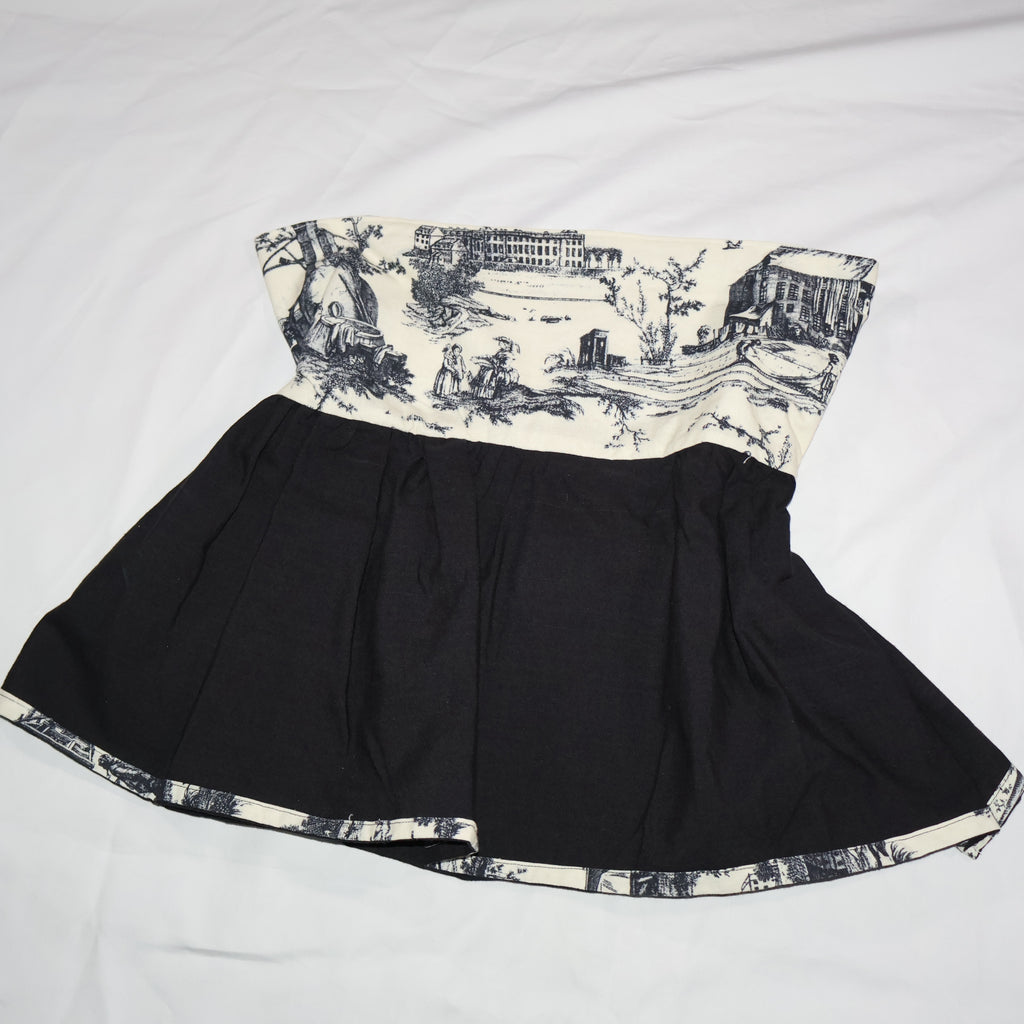 The Toile Peplum Top