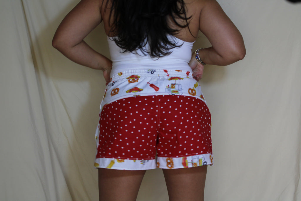 Hotdogs in the Hamptons- Snack Stand Shorts