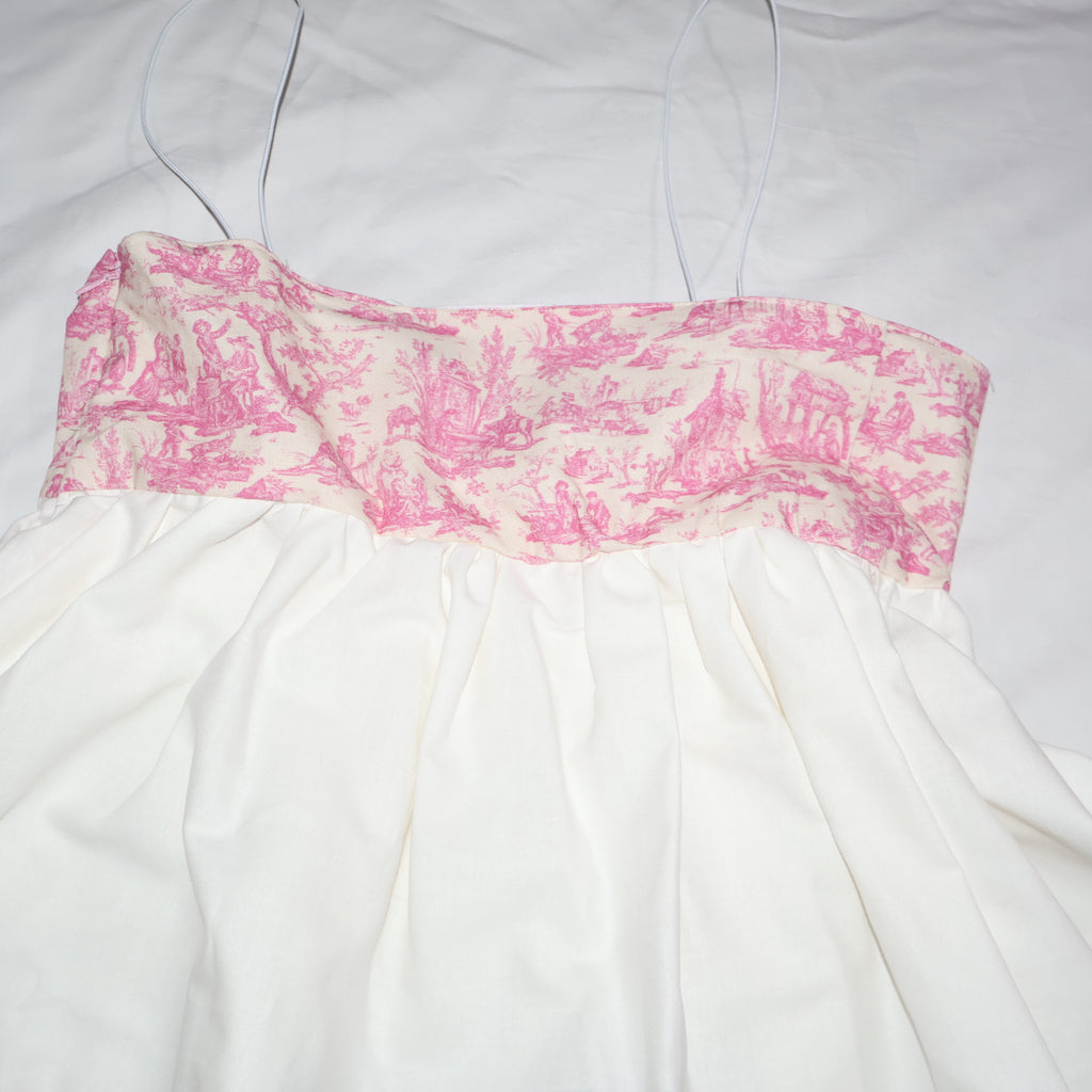 The Toile Peplum Top
