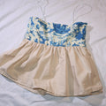 The Toile Peplum Top
