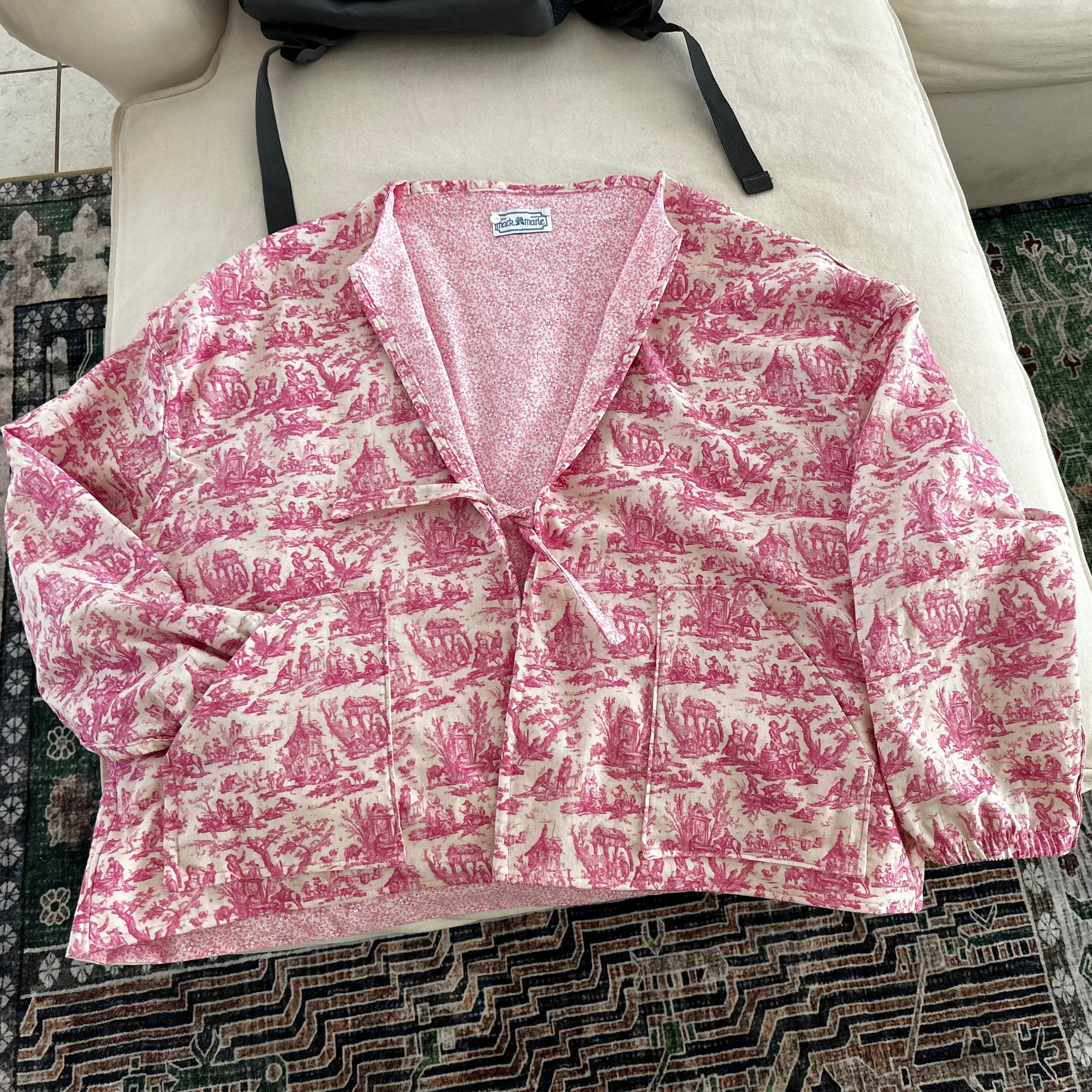 Pink Toile Jacket