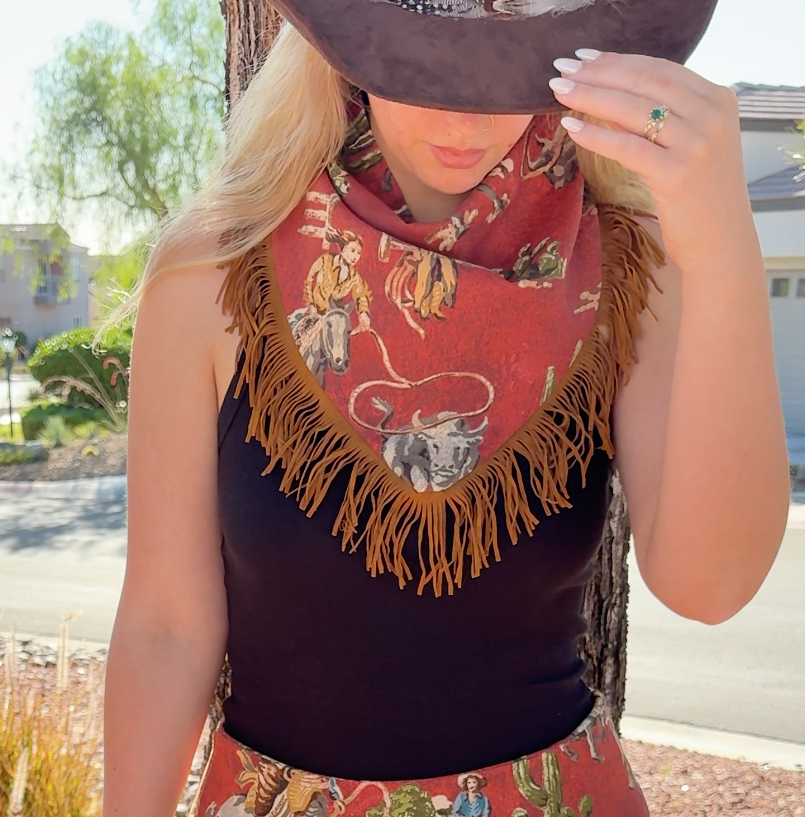 The Western Print Scarf