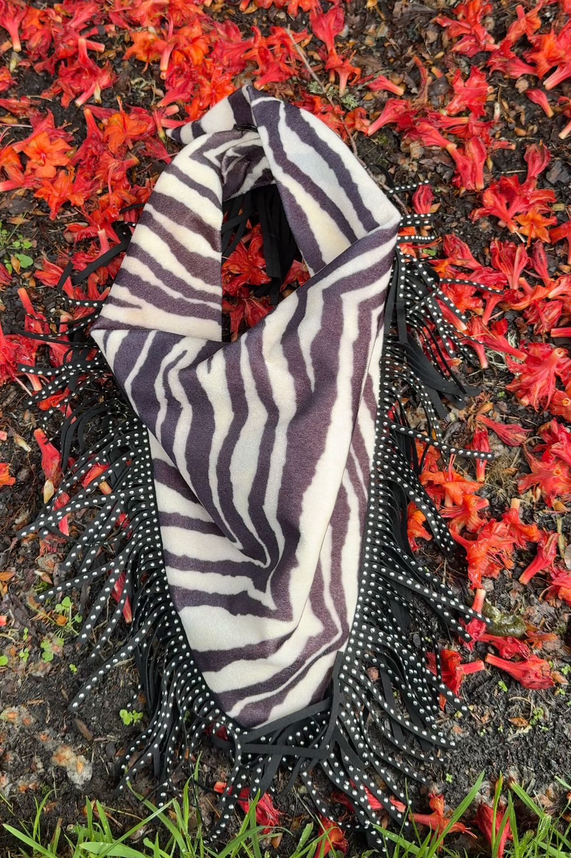 The Zebra Fringe Scarf
